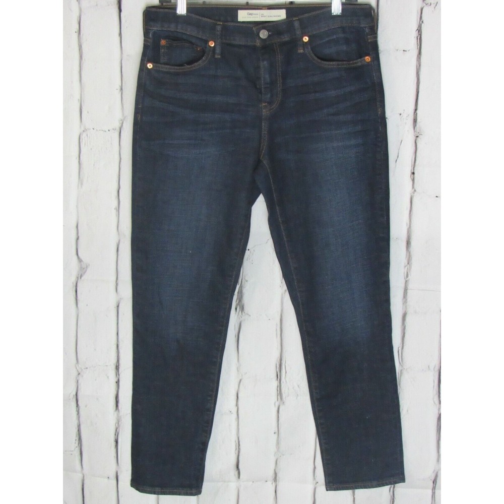 Gap For Good 1969 Women Jeans Size 29 Best Girlfriend Midrise Sandblasted Denim - Picture 1 of 4